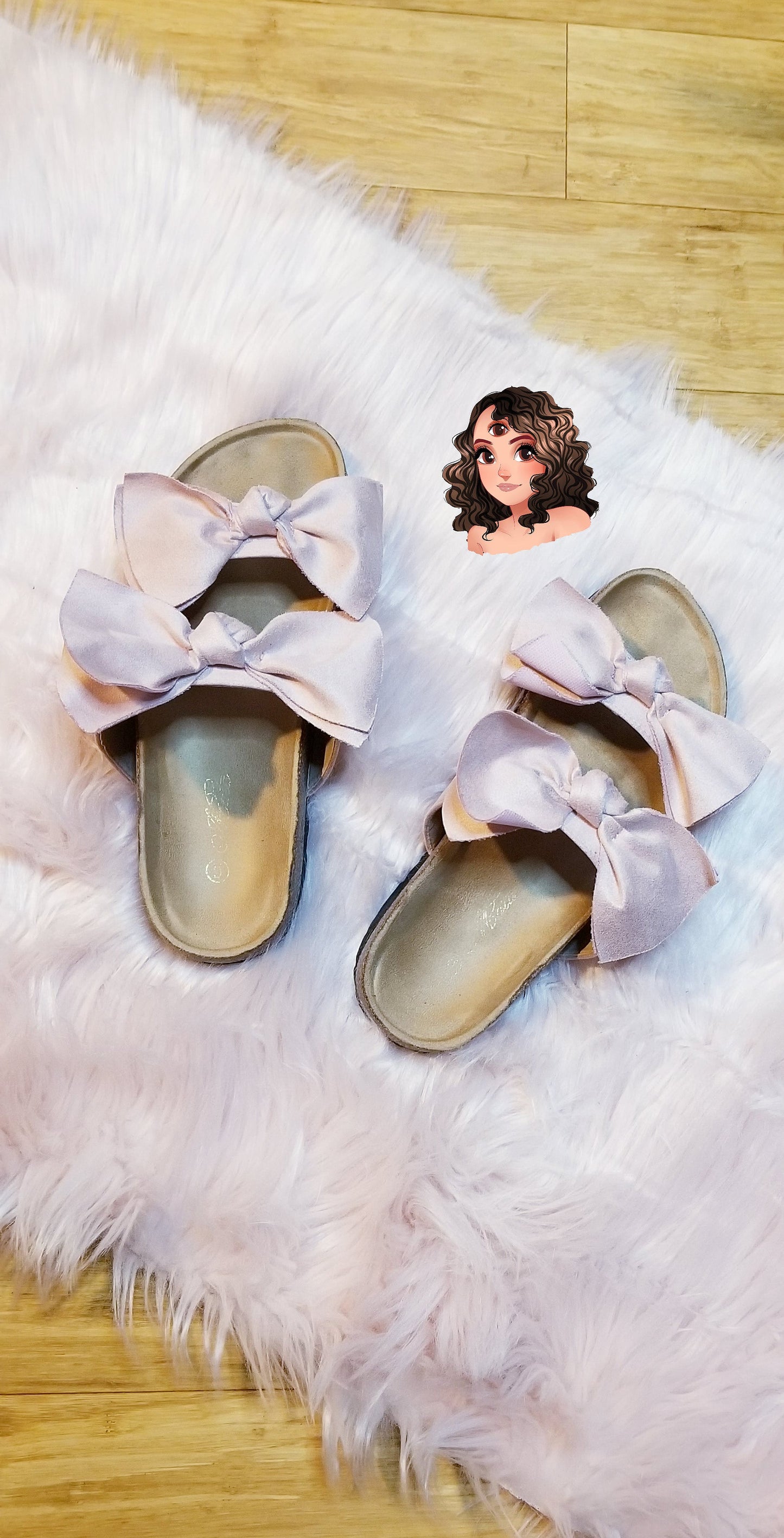 Rosa - Sandalia con lazo