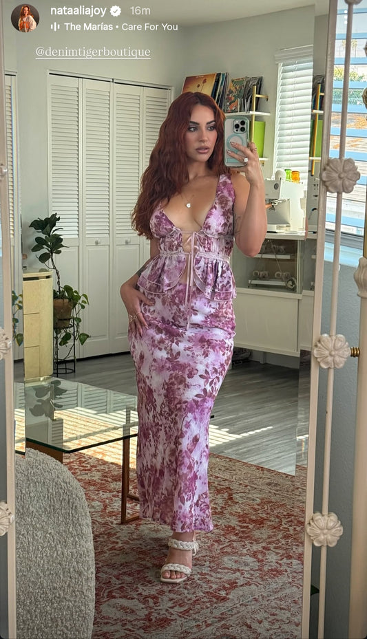 Pretty in Petals Maxi Set