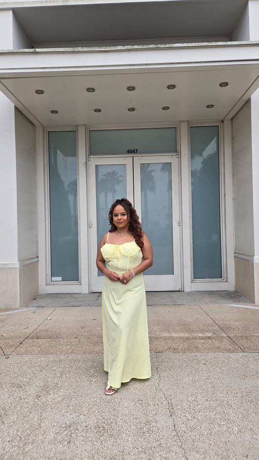 Lemon Drop Maxi Dress